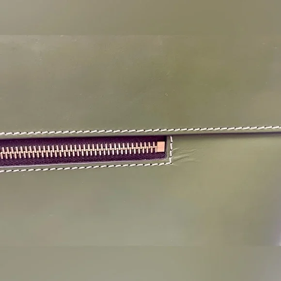 Dooney & Bourke Olive Green Tote - Picture 11 of 14